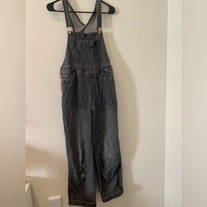 Universal Thread Charcoal Denim Overalls